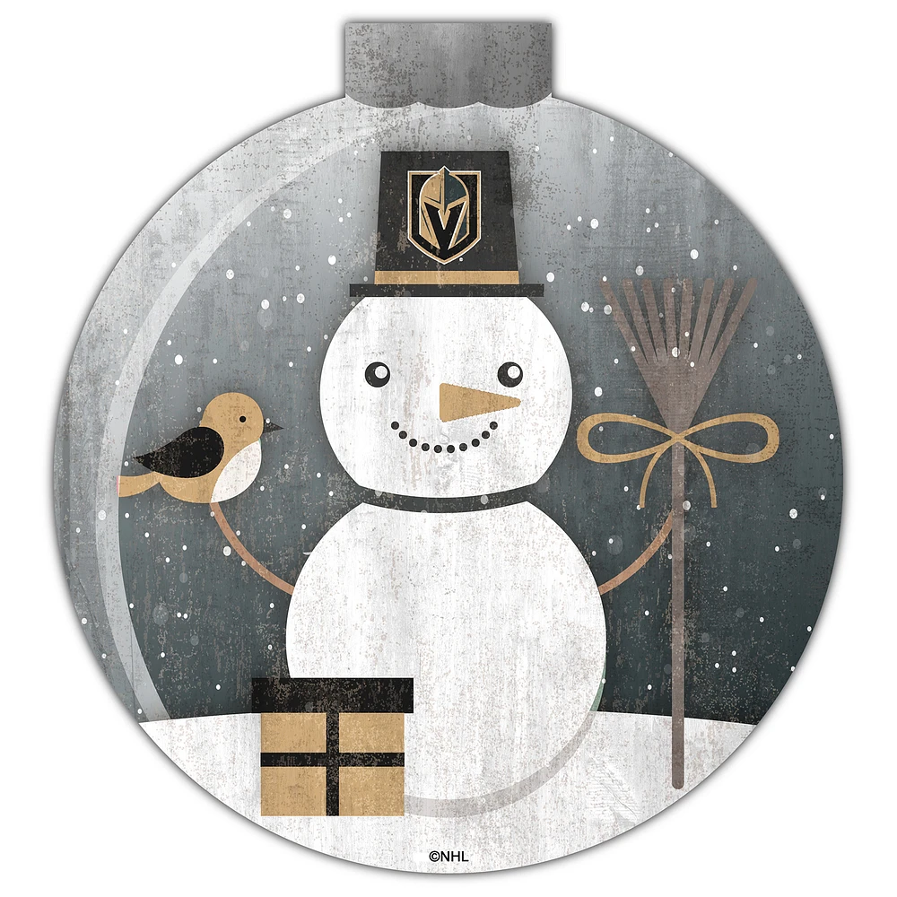 Vegas Golden Knights 12'' Snow Globe Wall Art