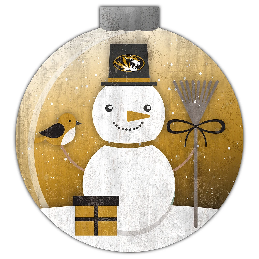 Missouri Tigers 12'' Snow Globe Wall Art