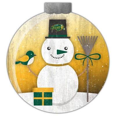 NDSU Bison 12'' Snow Globe Wall Art