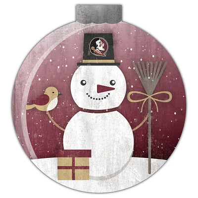 Florida State Seminoles 12'' Snow Globe Wall Art