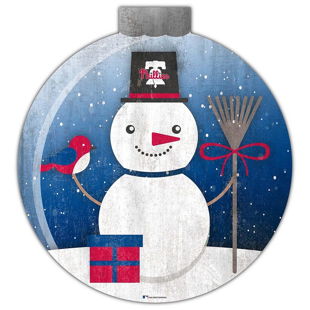 Philadelphia Phillies 12'' Snow Globe Wall Art