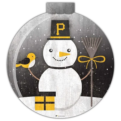 Pittsburgh Pirates 12'' Snow Globe Wall Art