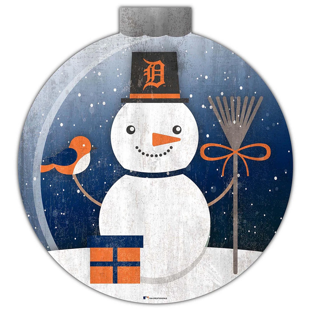 Detroit Tigers 12'' Snow Globe Wall Art