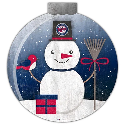 Minnesota Twins 12'' Snow Globe Wall Art