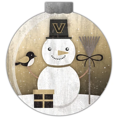 Vanderbilt Commodores 12'' Snow Globe Wall Art