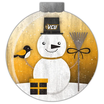 VCU Rams 12'' Snow Globe Wall Art