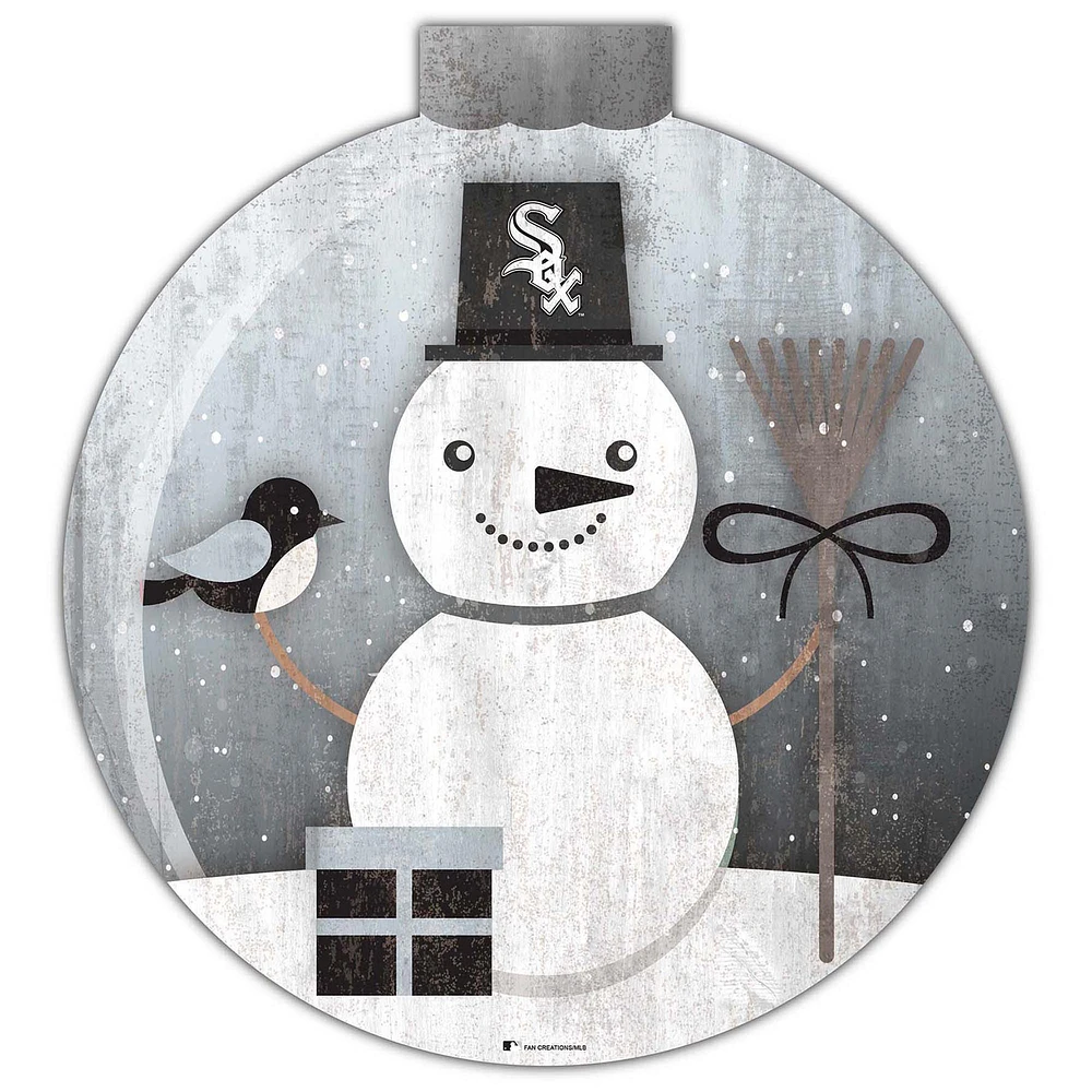 Chicago White Sox 12'' Snow Globe Wall Art