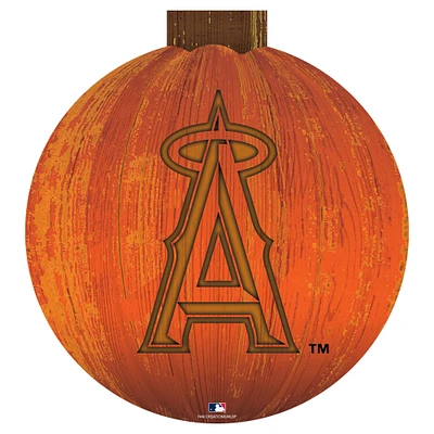 Los Angeles Angels 12'' Pumpkin Sign