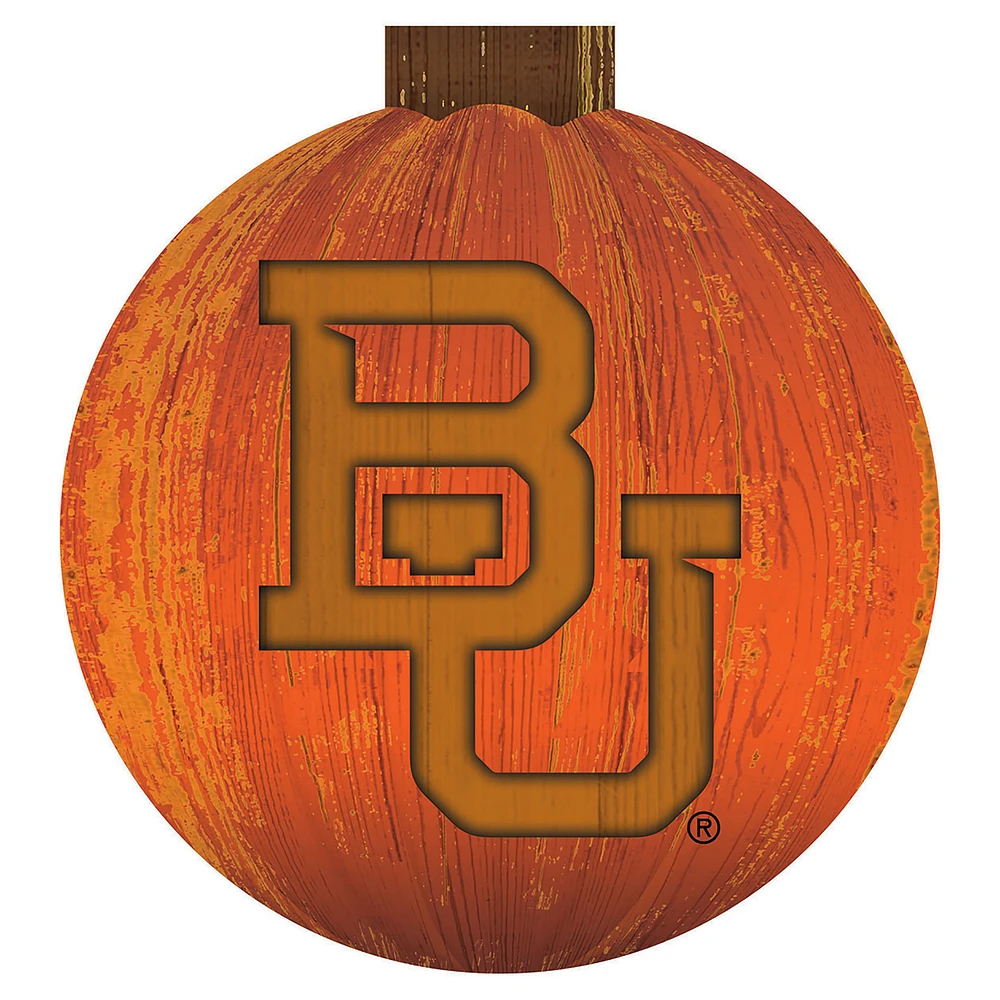 Baylor Bears 12'' Pumpkin Sign