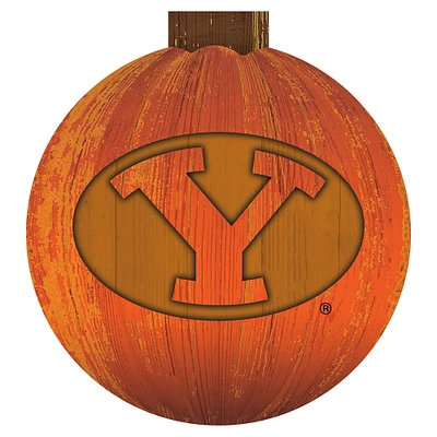 BYU Cougars 12'' Pumpkin Sign