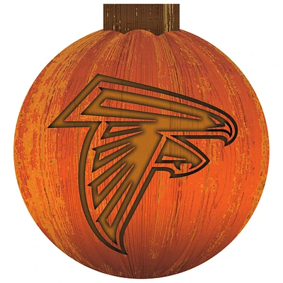 Atlanta Falcons 12'' Pumpkin Sign