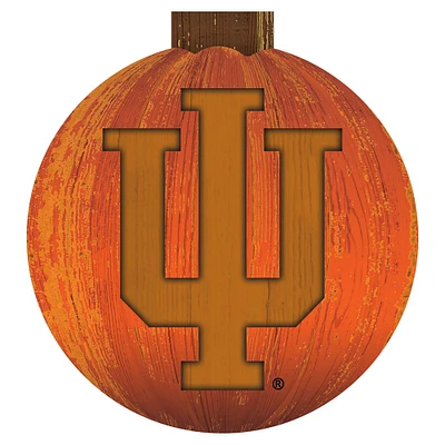 Indiana Hoosiers 12'' Pumpkin Sign