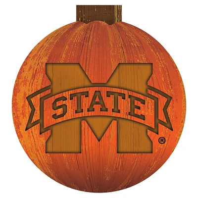 Mississippi State Bulldogs 12'' Pumpkin Sign