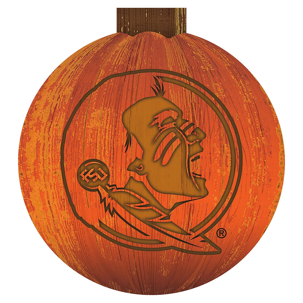Florida State Seminoles 12'' Pumpkin Sign
