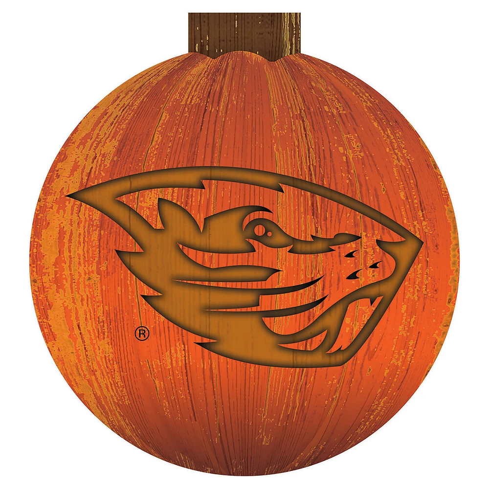 Oregon State Beavers 12'' Pumpkin Sign