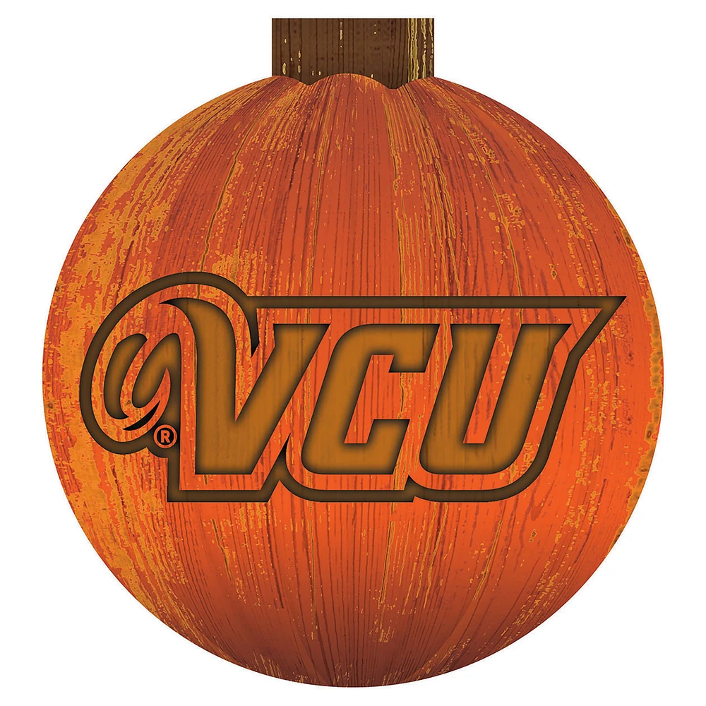 VCU Rams 12'' Pumpkin Sign