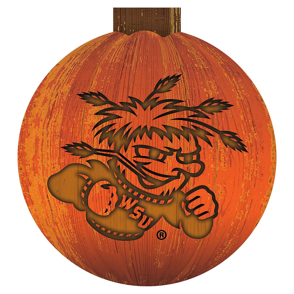 Wichita State Shockers 12'' Pumpkin Sign