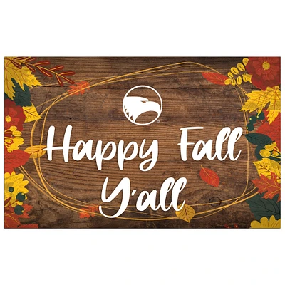 Georgia Southern Eagles 11'' x 19'' Happy Fall Y'all Sign