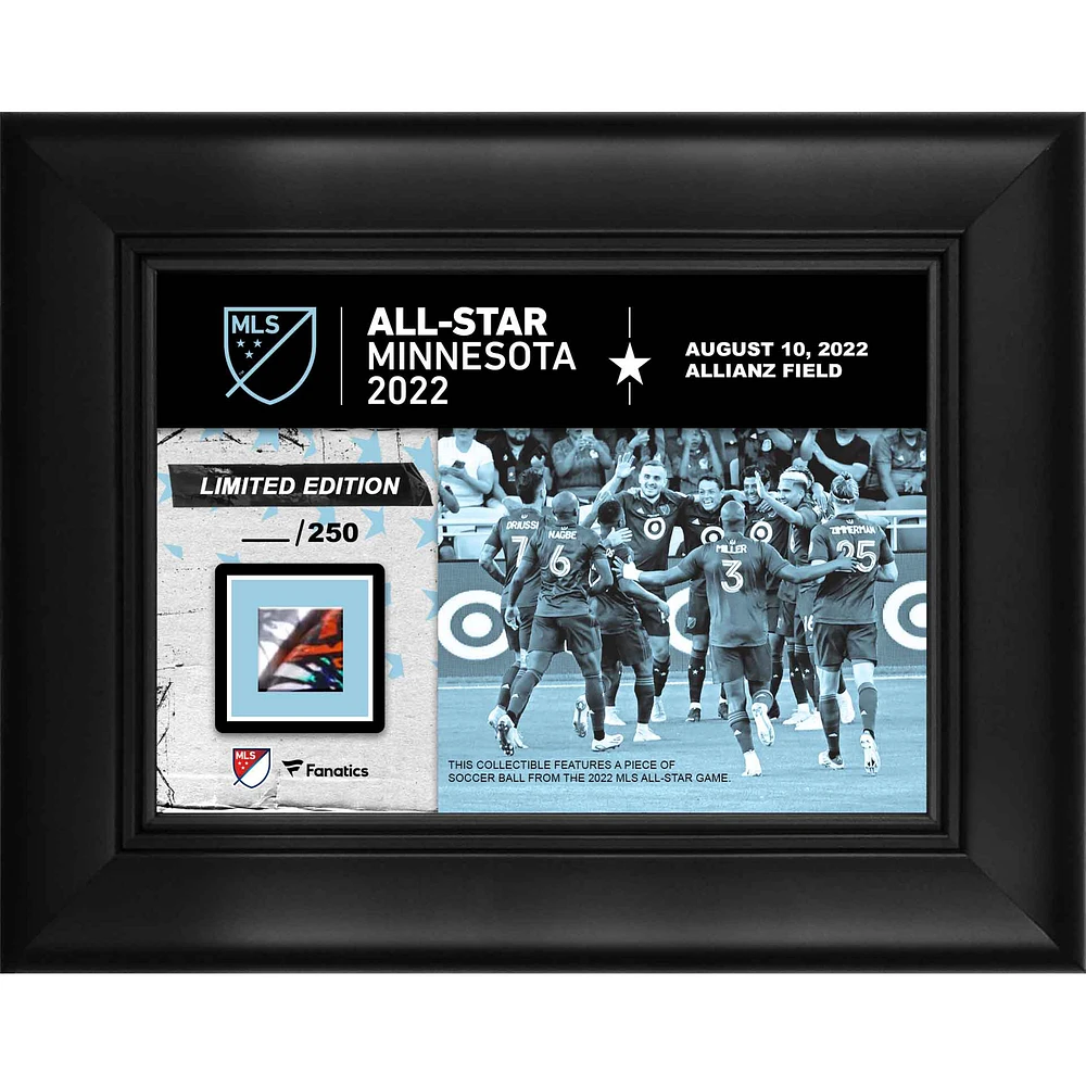 2022 MLS All-Star Game Framed 5" x 7" Collage with a Piece of Game-Used Soccer Ball