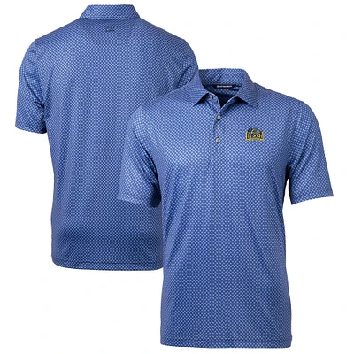 Men's Cutter & Buck Navy Drexel Dragons Big & Tall Pike Banner Print Polo