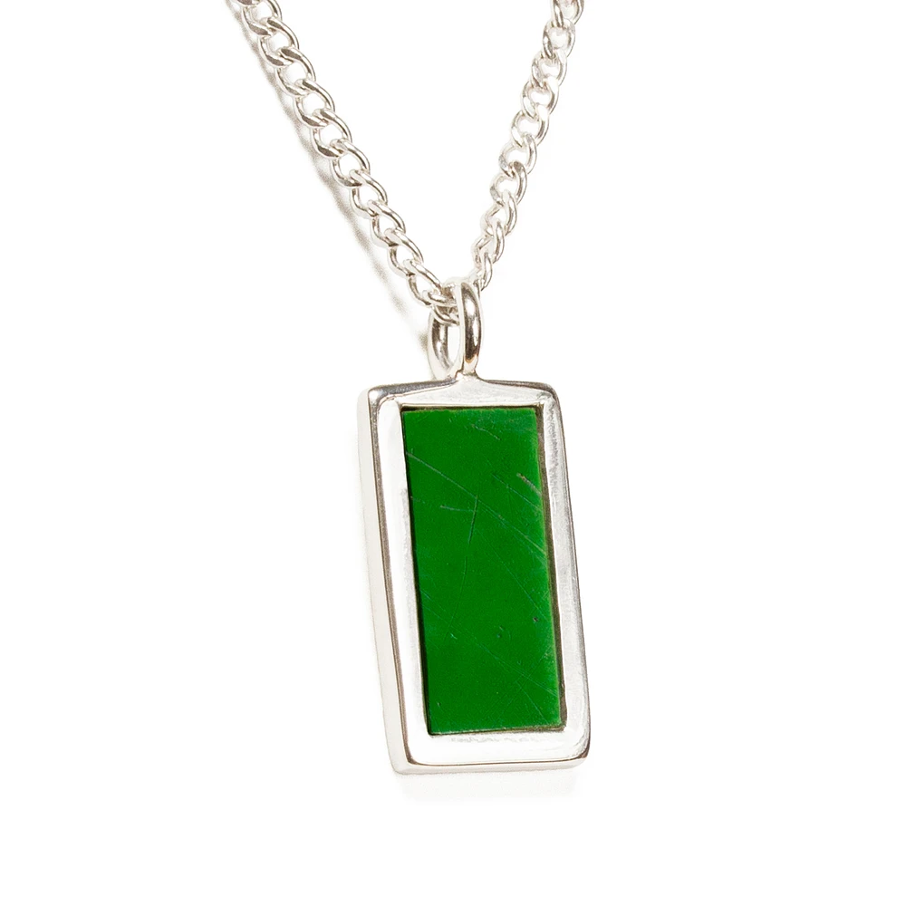 Tokens and Icons Boston Celtics Game-Used Green Floor Pendant