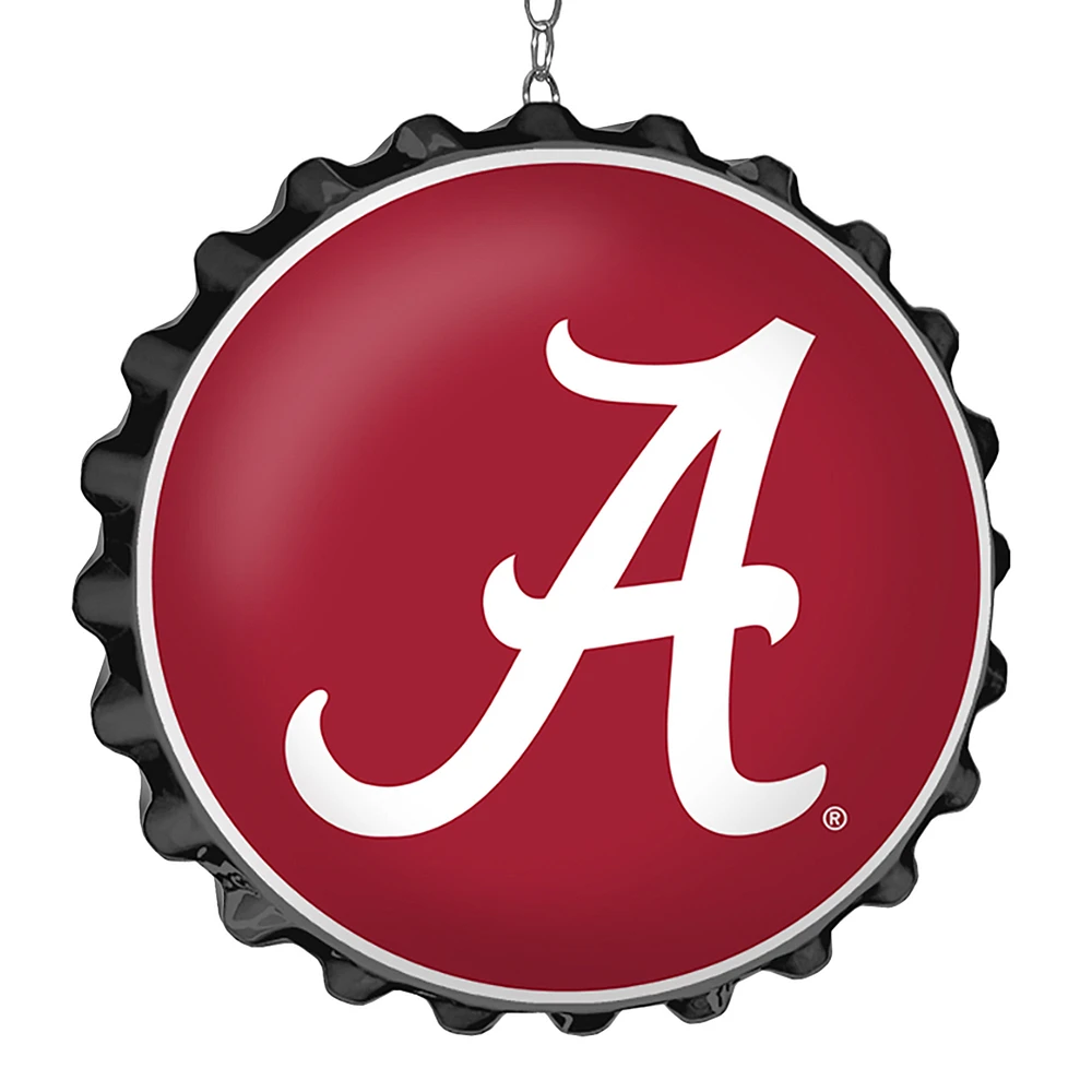 Crimson Alabama Crimson Tide Logo Bottle Cap Dangler