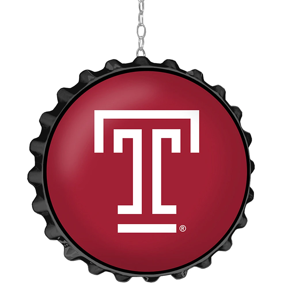 Cherry Temple Owls Bottle Cap Dangler