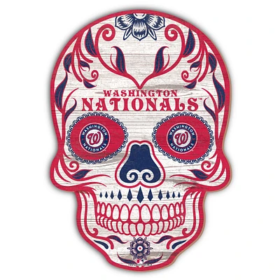 Washington Nationals 12'' Sugar Skull Sign