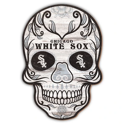 Chicago White Sox 12'' Sugar Skull Sign