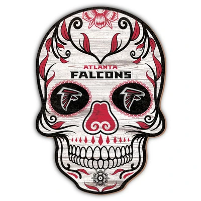 Atlanta Falcons 12'' Sugar Skull Sign