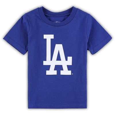Infant Royal Los Angeles Dodgers Team Crew Primary Logo T-Shirt