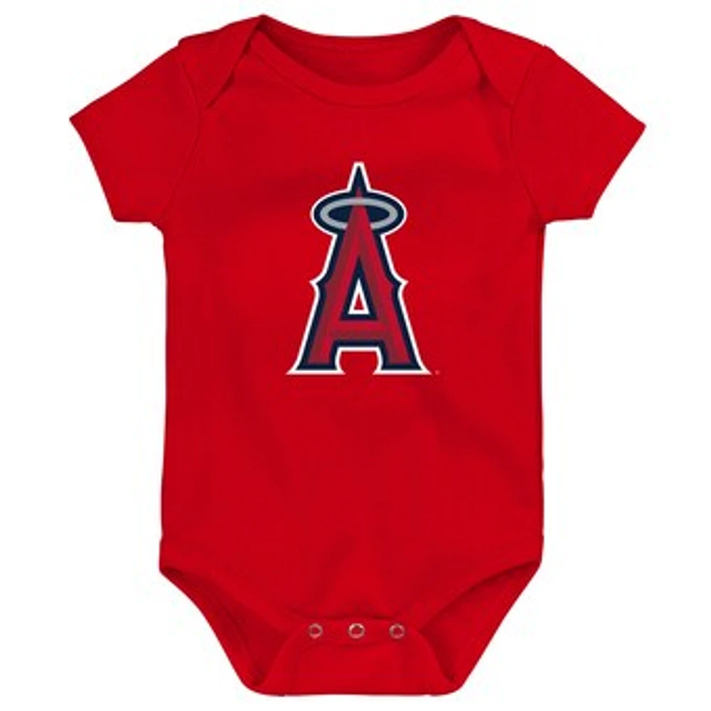 Newborn & Infant Red Los Angeles Angels Primary Team Logo Bodysuit