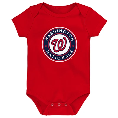 Newborn & Infant Red Washington Nationals Primary Team Logo Bodysuit