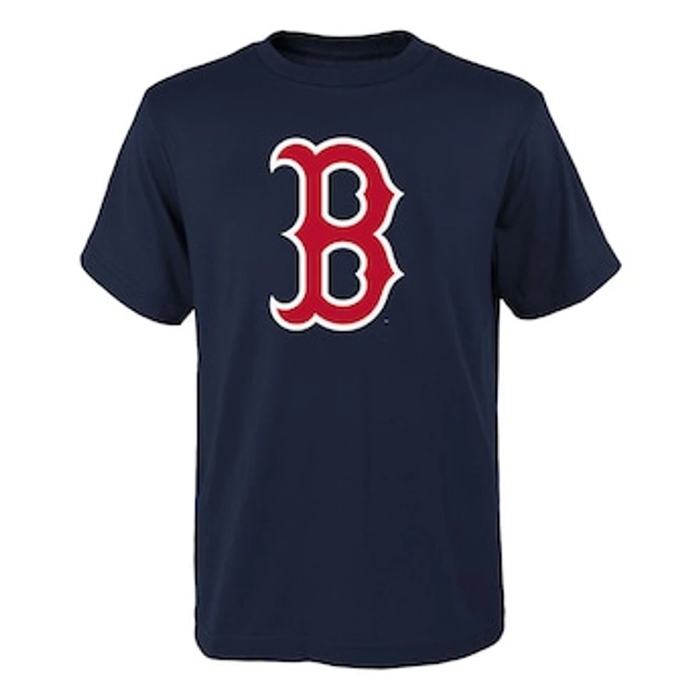 Youth Navy Boston Red Sox Logo Primary Team T-Shirt