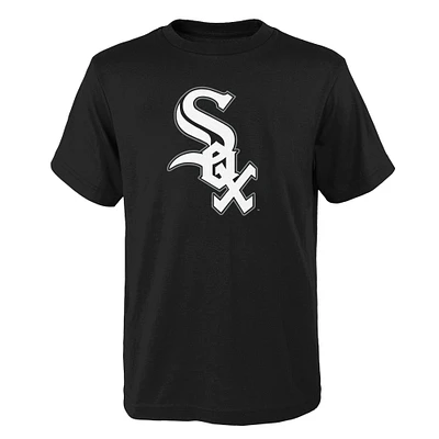 Youth Black Chicago White Sox Logo Primary Team T-Shirt
