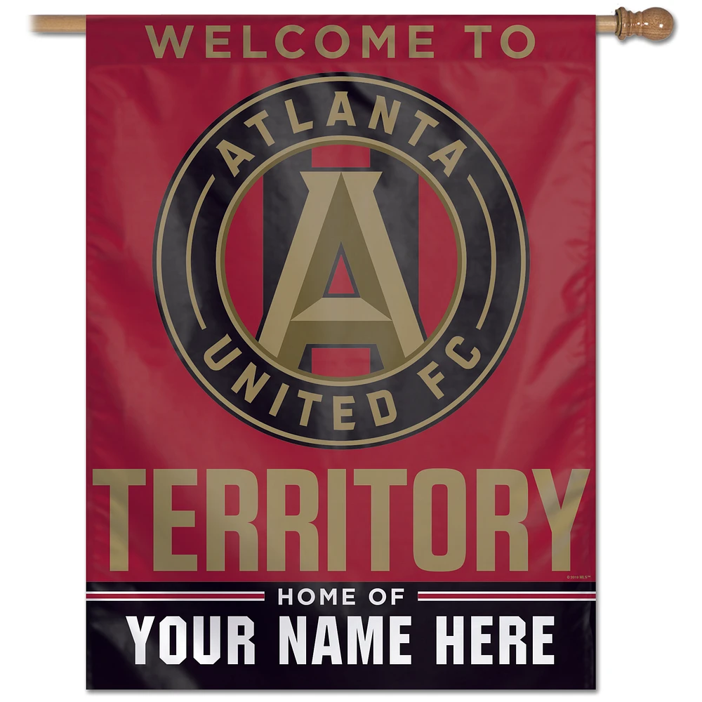 WinCraft Atlanta United FC Personalized 27'' x 37'' One-Sided Banner
