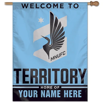WinCraft Minnesota United FC Personalized 27'' x 37'' One-Sided Banner