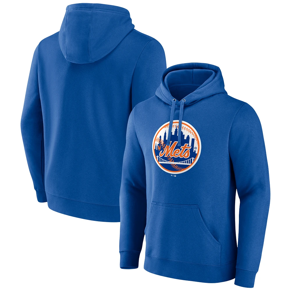 Men's Royal New York Mets Cooperstown Collection Pullover Hoodie