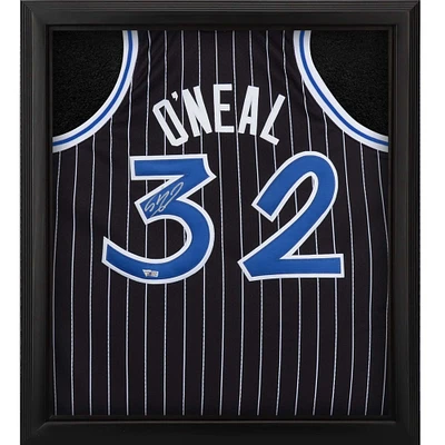 Shaquille O'Neal Orlando Magic Autographed Framed Mitchell & Ness Black 1994-95 Authentic Jersey Shadowbox