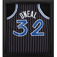 Shaquille O'Neal Orlando Magic Autographed Framed Mitchell & Ness Black 1994-95 Authentic Jersey Shadowbox