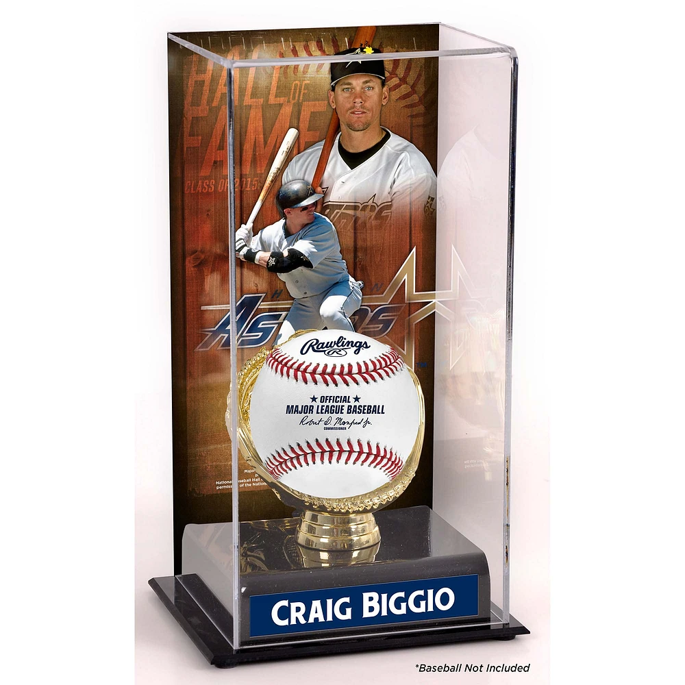 Craig Biggio Houston Astros Hall of Fame Sublimated Display Case with Image