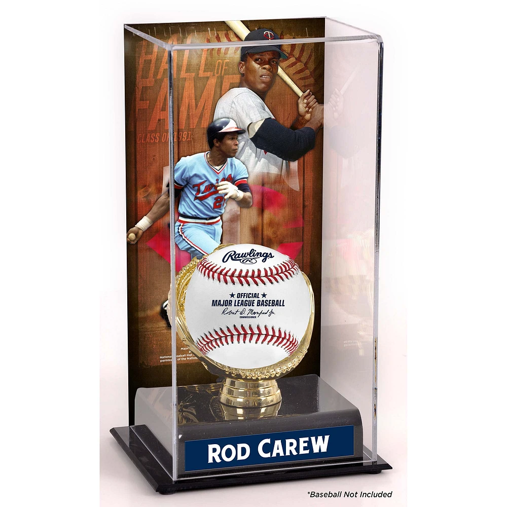 Rod Carew Minnesota Twins Hall of Fame Sublimated Display Case with Image