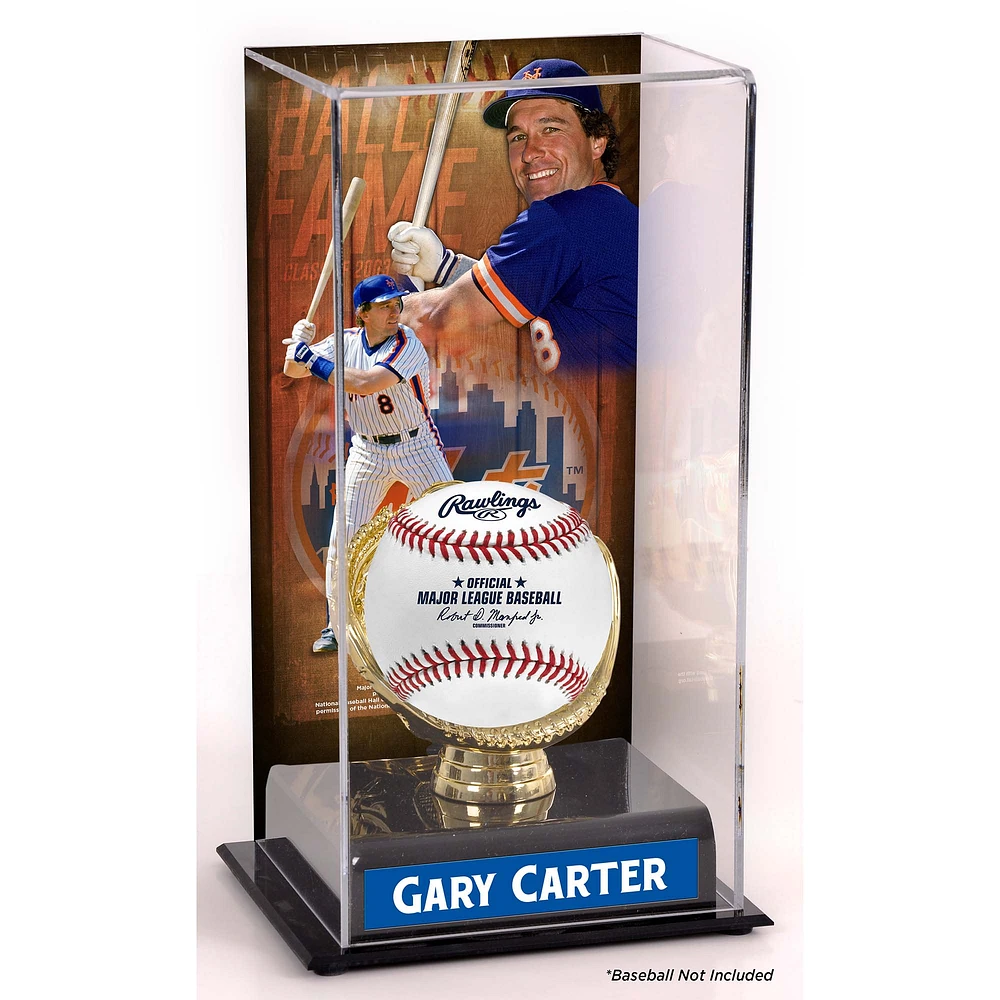 Gary Carter New York Mets Hall of Fame Sublimated Display Case with Image