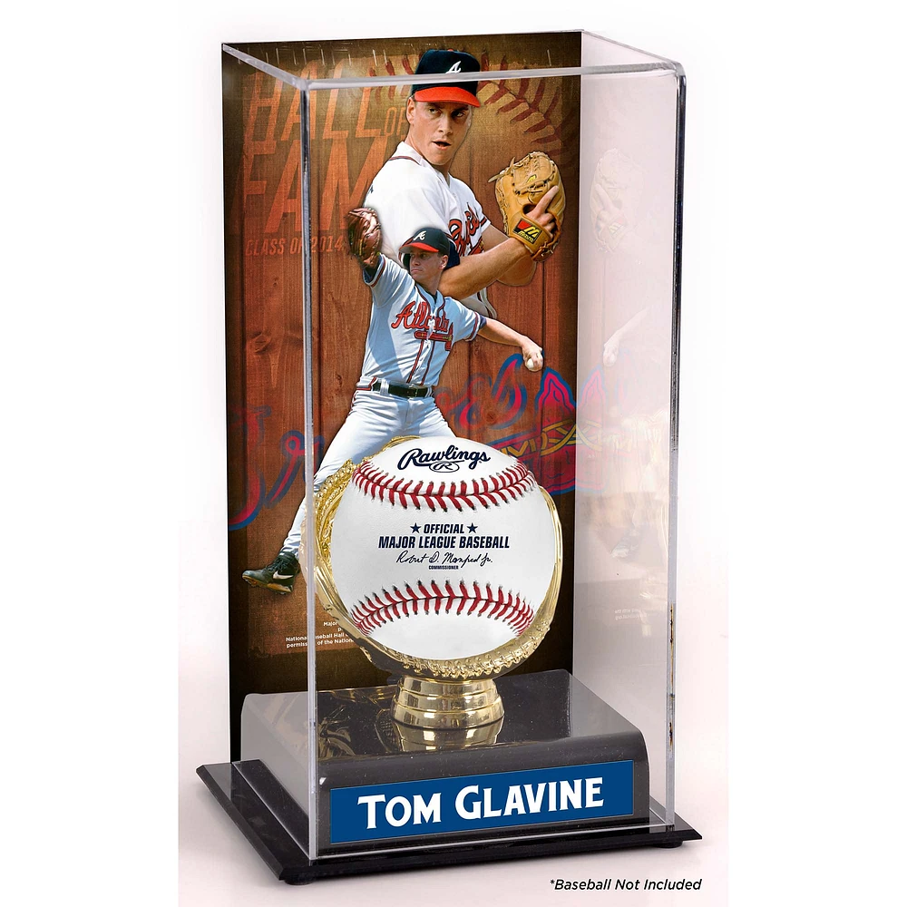 Tom Glavine Atlanta Braves Hall of Fame Sublimated Display Case with Image