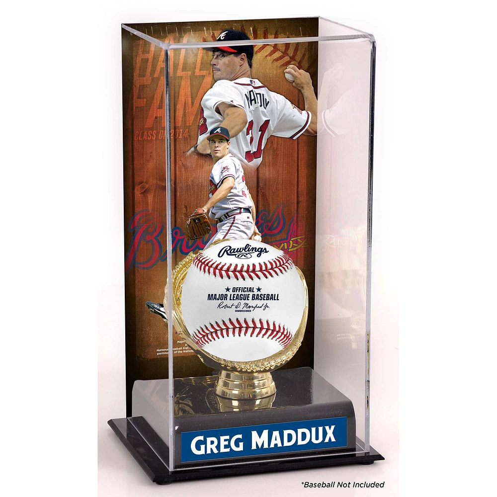 Greg Maddux Atlanta Braves Hall of Fame Sublimated Display Case with Image