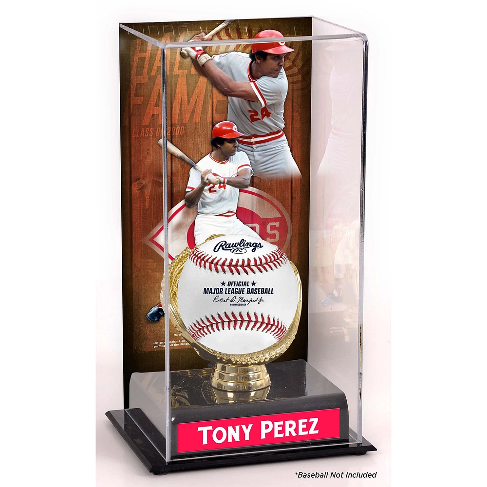Tony Perez Cincinnati Reds Hall of Fame Sublimated Display Case with Image