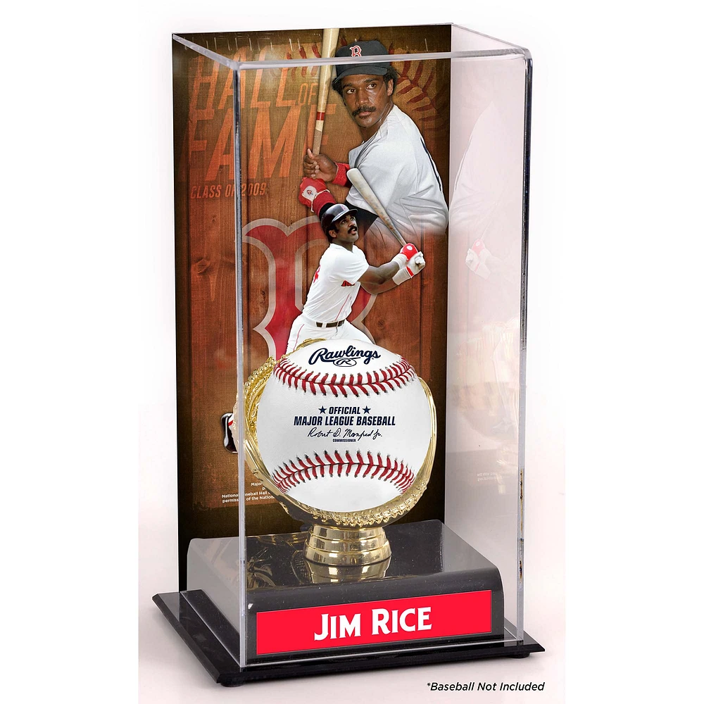 Jim Rice Boston Red Sox Hall of Fame Sublimated Display Case with Image