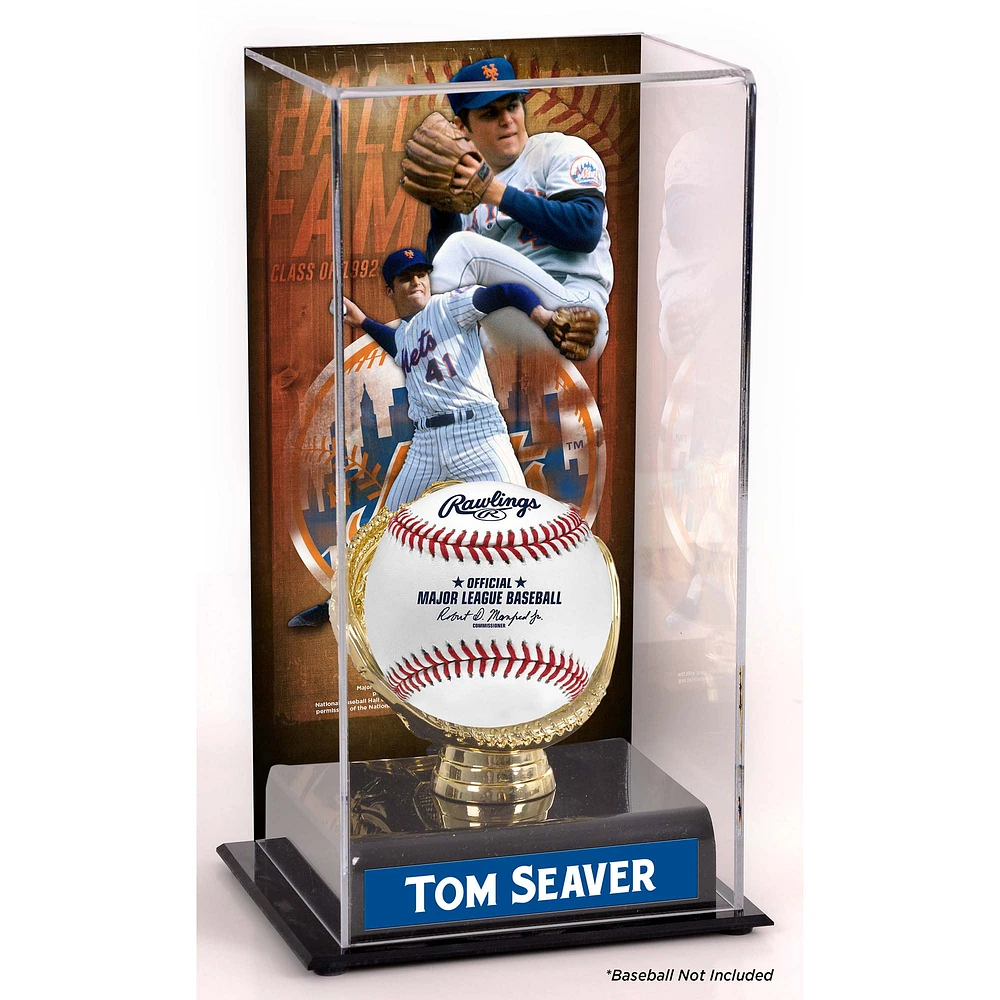 Tom Seaver New York Mets Hall of Fame Sublimated Display Case with Image