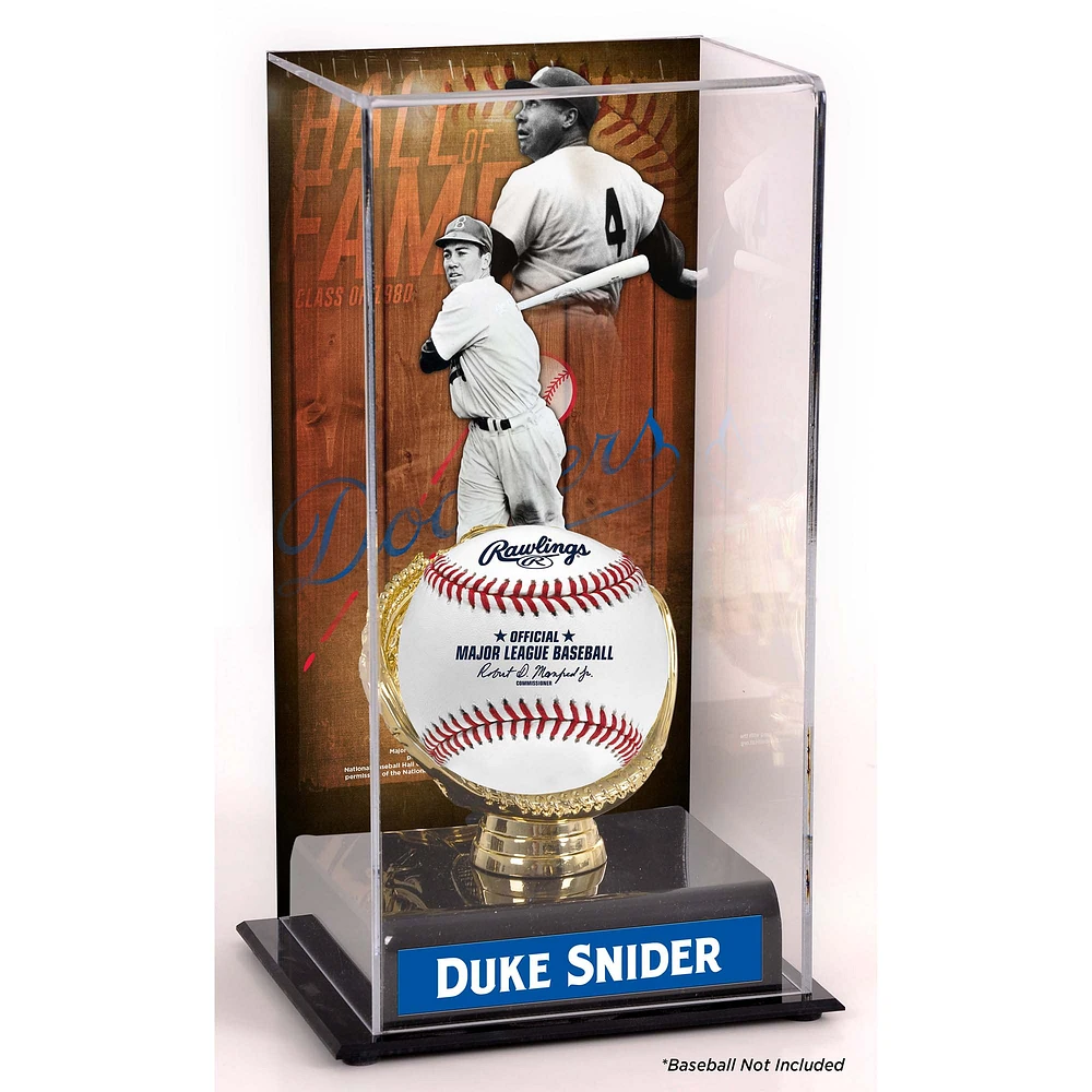 Duke Snider Los Angeles Dodgers Hall of Fame Sublimated Display Case with Image