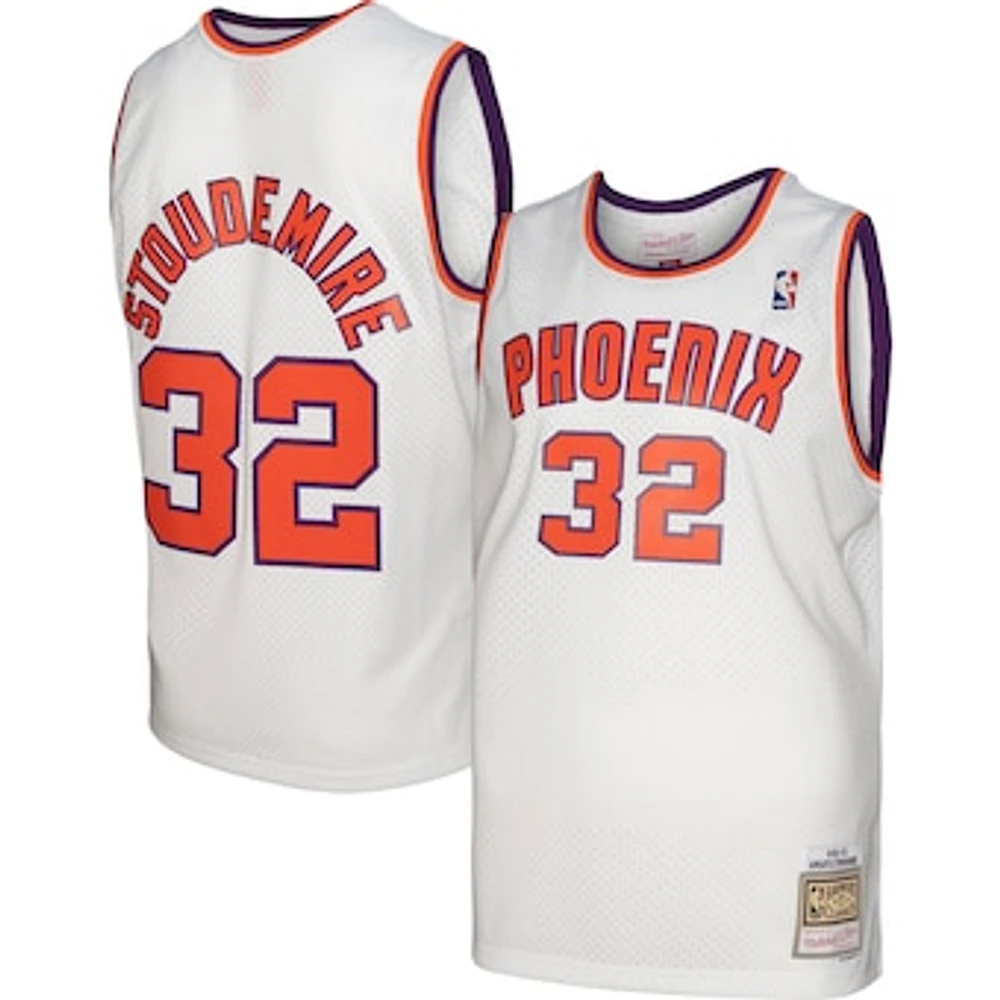 Men's Mitchell & Ness Amar'e Stoudemire White Phoenix Suns 2002/03 Hardwood Classics Swingman Jersey